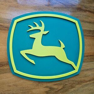 John Deere 3D Printed Sign